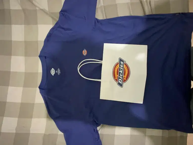 Kaos Dickies Ukuran L Biru